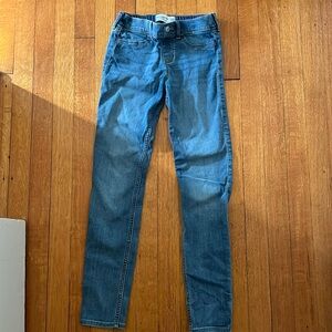 Abercrombie kids midrise pull on jean leggings size 9/10